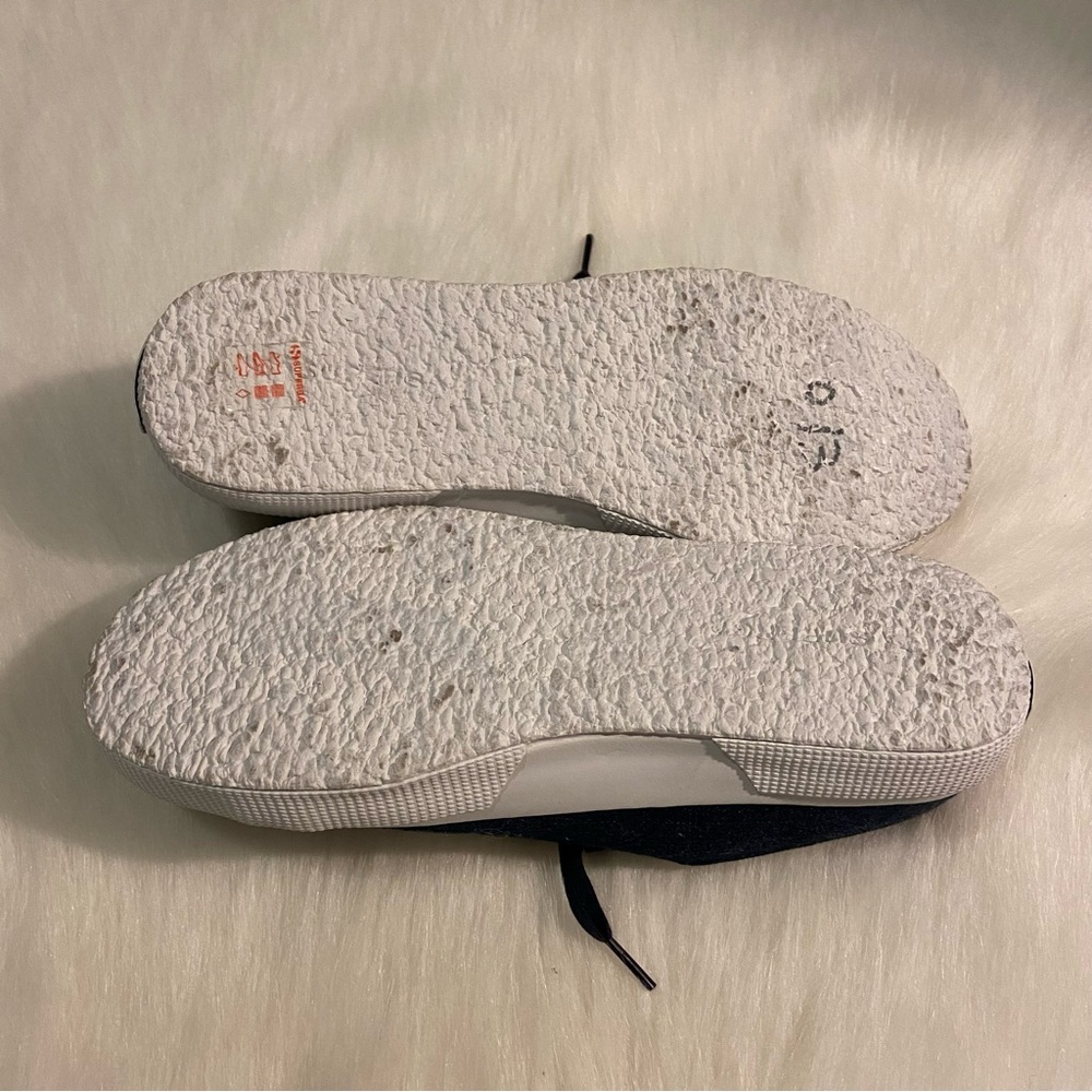 NWT Superga Denim Platform Sneakers - Picture 7 of 9